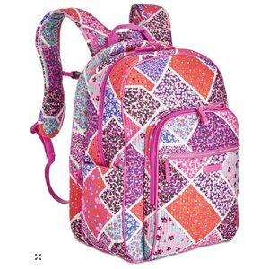 Vera‎ Bradley Quilted Patchwork Multicolor Backpack School Travel Bag